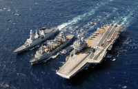 [ẢNH] Tàu sân bay hạt nhân tới Syria, Mỹ ra đi, Pháp thay thế, Nga vẫn lưng chừng một nỗi lo?