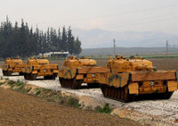 [ANH] ‘Báo vàng’ Leopard 2A4 Thổ Nhĩ Kỳ bị tên lửa chống tăng Mỹ ‘thổi’ bay tháp pháo