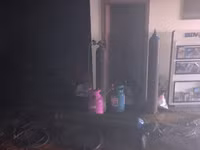 [Ảnh] Hiện trường vụ cháy chi nhánh ngân hàng trên đường Nguyễn Chí Thanh