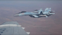 [ẢNH] Su-35 Nga suýt bắn hạ F-16 Thổ Nhĩ Kỳ trên bầu trời Syria?
