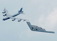 [ẢNH] Mỹ triển khai máy bay ném bom chiến lược B-1B, B-2 và B-52 khắp toàn cầu