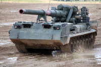 [ẢNH] Sự thật pháo tự hành 2S7M Malka khai hỏa chính xác 