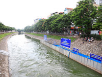 Trình diễn xử lý nước sông Tô Lịch bằng công nghệ Nano - Bioreactor