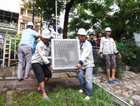 Trình diễn xử lý nước sông Tô Lịch bằng công nghệ Nano - Bioreactor