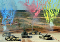 [ẢNH] Nga vô địch tại chung kết giải đua xe tăng Tank Biathlon 2018