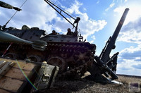 Cối tự hành lớn nhất thế giới của Nga nổ tung khi tập trận