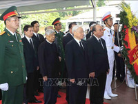 [ẢNH] Toàn cảnh lễ viếng Chủ tịch nước Trần Đại Quang
