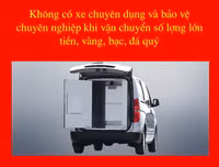 Tuyệt chiêu đối phó với kẻ cướp hiệu vàng manh động, táo tợn