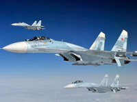 [ẢNH] Su-27 Nga bị chiến đấu cơ NATO 