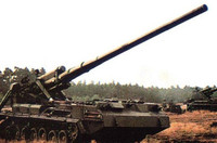 [ẢNH] Sau T-72B và Pantsir-S1, đến lượt pháo tự hành 2S7 Pion Nga đổ lật nhào khi hành quân