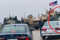 [ẢNH] Xe bọc thép BTR-82A của Nga né thiết giáp Mỹ tại Syria