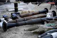[ẢNH] Khủng bố tiếc nuối khi kho vũ khí lớn chôn giấu ngay trong thủ đô bị Syria thu giữ