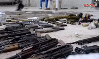 [ẢNH] Khủng bố tiếc nuối khi kho vũ khí lớn chôn giấu ngay trong thủ đô bị Syria thu giữ