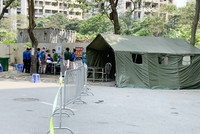 Cận cảnh bên trong khu cách ly tập trung Pháp Vân - Tứ Hiệp