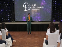 Nam vương người Việt thế giới chia sẻ cách làm đẹp với thí sinh Hoa hậu Hoàn vũ