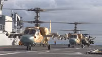 [ẢNH] Tàu sân bay Mistral của Ai Cập mang đầy trực thăng tấn công hiện đại tới Libya tham chiến