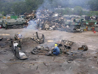 [ẢNH] Tiếc nuối số lượng cực lớn xe tăng Đài Loan bị rã làm sắt vụn