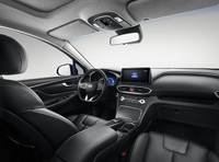 [ẢNH] Hyundai Santa Fe trục cơ sở dài: Mở cửa, khởi động bằng vân tay