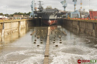 [ẢNH] Mỹ chuẩn bị hạ thủy siêu tàu sân bay hạt nhân lớp Ford thứ hai