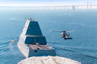 [ẢNH] Khu trục hạm 'siêu dị' của Mỹ có thể tấn công toàn cầu chỉ trong 1 giờ