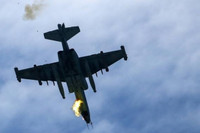 [ẢNH] Chiến hạm Nga dội mưa tên lửa hành trình Kalibr vào thành phố Aleppo