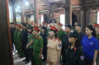 Hành trình về nguồn thiết thực của Cụm thi đua số 3, CATP Hà Nội