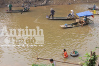Hà Nội: Cả làng xuống sông đánh dậm