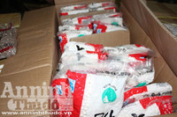 Cận cảnh hơn 4 tấn hương liệu, phụ gia pha chế trà sữa không rõ nguồn gốc