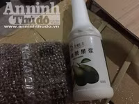 Cận cảnh hơn 4 tấn hương liệu, phụ gia pha chế trà sữa không rõ nguồn gốc