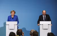 Liên đảng bảo thủ của Thủ tướng Merkel đạt được thỏa thuận đột phá với SPD