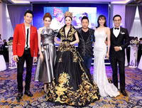 Á hậu Ngọc Quỳnh khoe nhan sắc rạng rỡ, hội ngộ ca sĩ Quang Lê