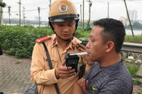 Công an Hà Nội tập trung xử lý lái xe vi phạm về nồng độ cồn, ma túy