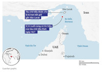 [ẢNH] Iran thực hiện đe dọa đóng eo biển Hormuz khi bắt tàu chở dầu UAE, nguy cơ chiến tranh
