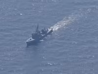 [ẢNH] Chiến hạm, máy bay Nhật phong tỏa biển, ngăn chặn việc cướp xác máy bay F-35