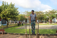 Đánh bóng chuyền sáng mùng 2 Tết ở Trường Sa