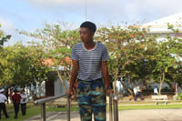 Đánh bóng chuyền sáng mùng 2 Tết ở Trường Sa