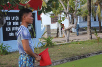 Đánh bóng chuyền sáng mùng 2 Tết ở Trường Sa