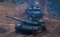 [ẢNH] Phát bắn từ xe tăng T-90M chọc thủng T-64, lời cảnh báo Nga dành cho Ukraine?
