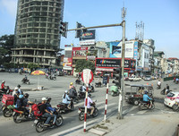 Thi công cầu vượt An Dương - Nghi Tàm, phương tiện đi lại thế nào để không ùn tắc