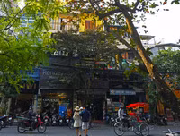 Hà Nội mùa cây bàng đỏ lá