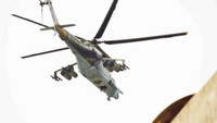 [ẢNH] Thổ Nhĩ Kỳ bắn hạ trực thăng Mi-24P của Nga trên bầu trời Syria