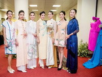 Hoa hậu Ngọc Hân giới thiệu bộ sưu tập mới tại 