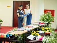 Hoa hậu Ngọc Hân giới thiệu bộ sưu tập mới tại 