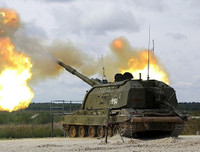 [ẢNH] Nga cao tay khi âm thầm chuyển đạn pháo thông minh cho Syria, phiến quân thân Mỹ bạt vía