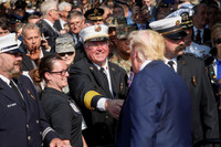 [ẢNH] Những giây phút xúc động tại lễ tưởng niệm vụ khủng bố 11-9 ở Mỹ