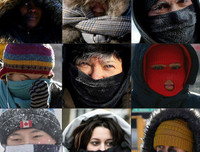 [ẢNH] Tóc người dựng đứng, toilet vỡ tung trong giá rét -41 độ C tại Mỹ