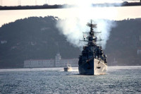 [ẢNH] Thổ Nhĩ Kỳ sẵn sàng đóng eo biển Bosphorus với tàu Nga, bất chấp công ước quốc tế