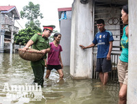 Xúc động hình ảnh những chiến sỹ Công an Hà Nội ở 