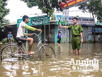 Xúc động hình ảnh những chiến sỹ Công an Hà Nội ở 