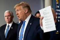 [ẢNH] Nước Mỹ thời Tổng thống Trump không còn hào hiệp giữa đại dịch Covid-19